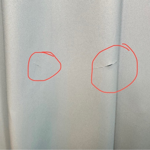 Ieena for Mac Duggal Classic A-Line V-Neck Ballgown Powder Blue Sz12 - Picture 9 of 14